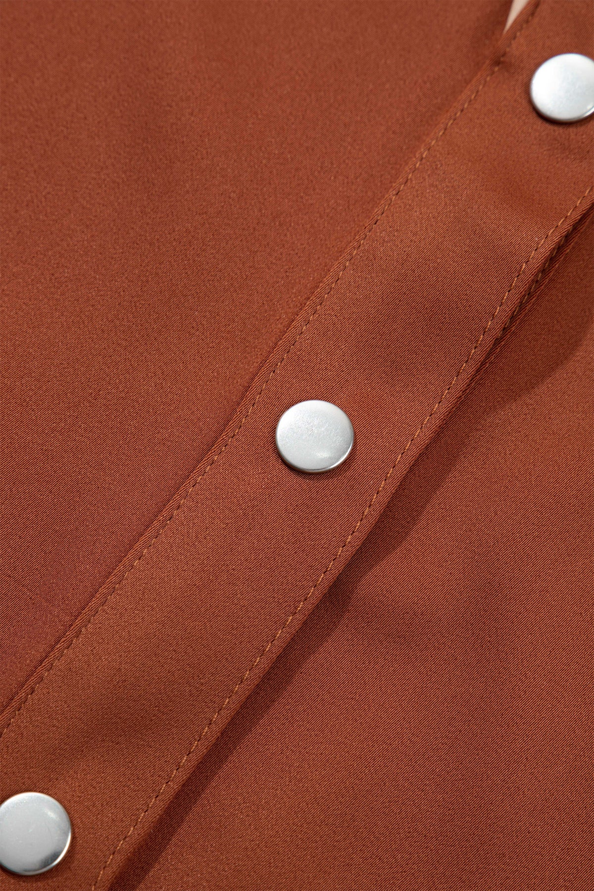 Western Satin Yoke Snap Button Long Sleeve Shirt