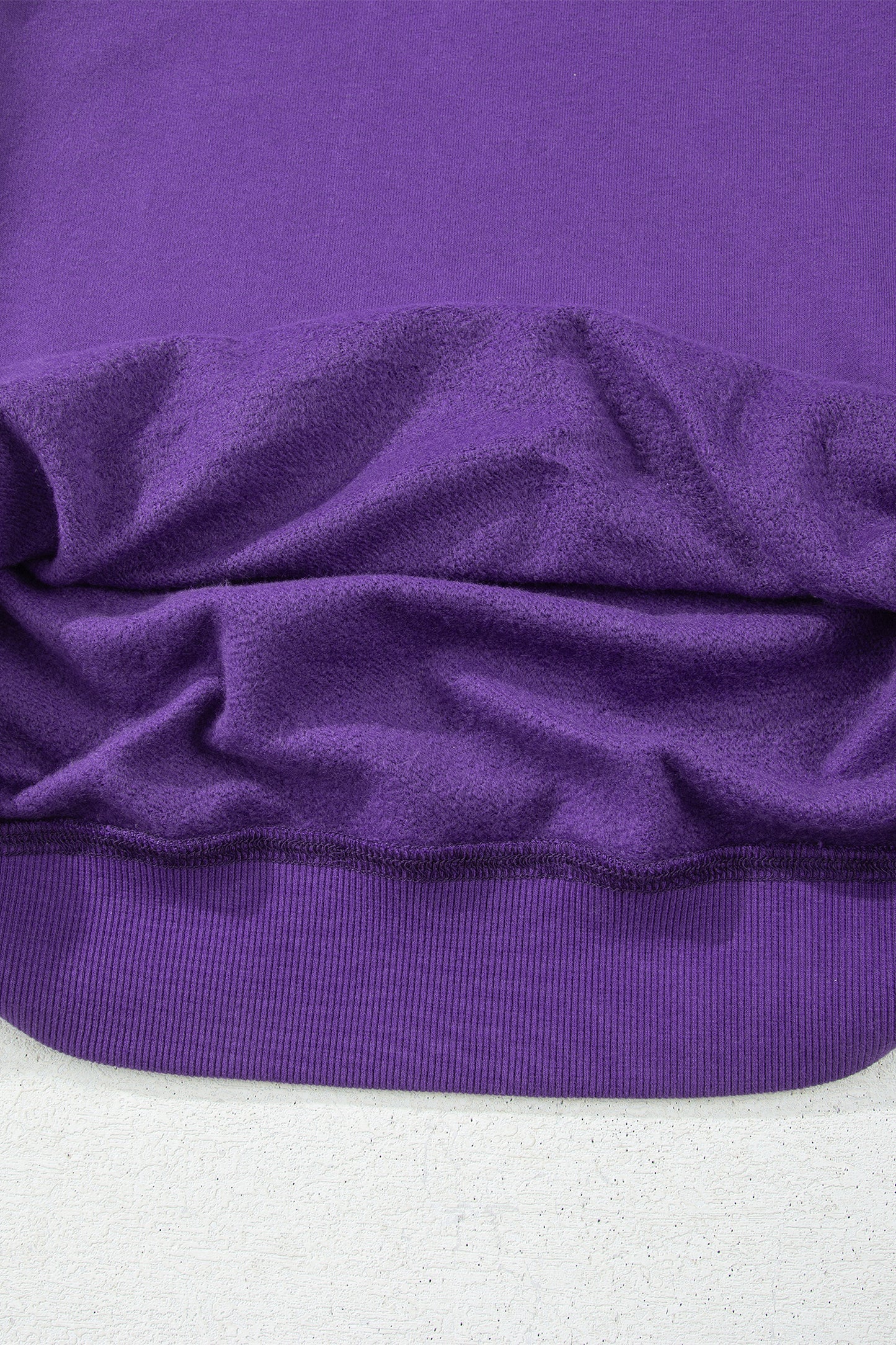 Oversized Mock Neck Sweatshirt Drop Shoulder Pullover