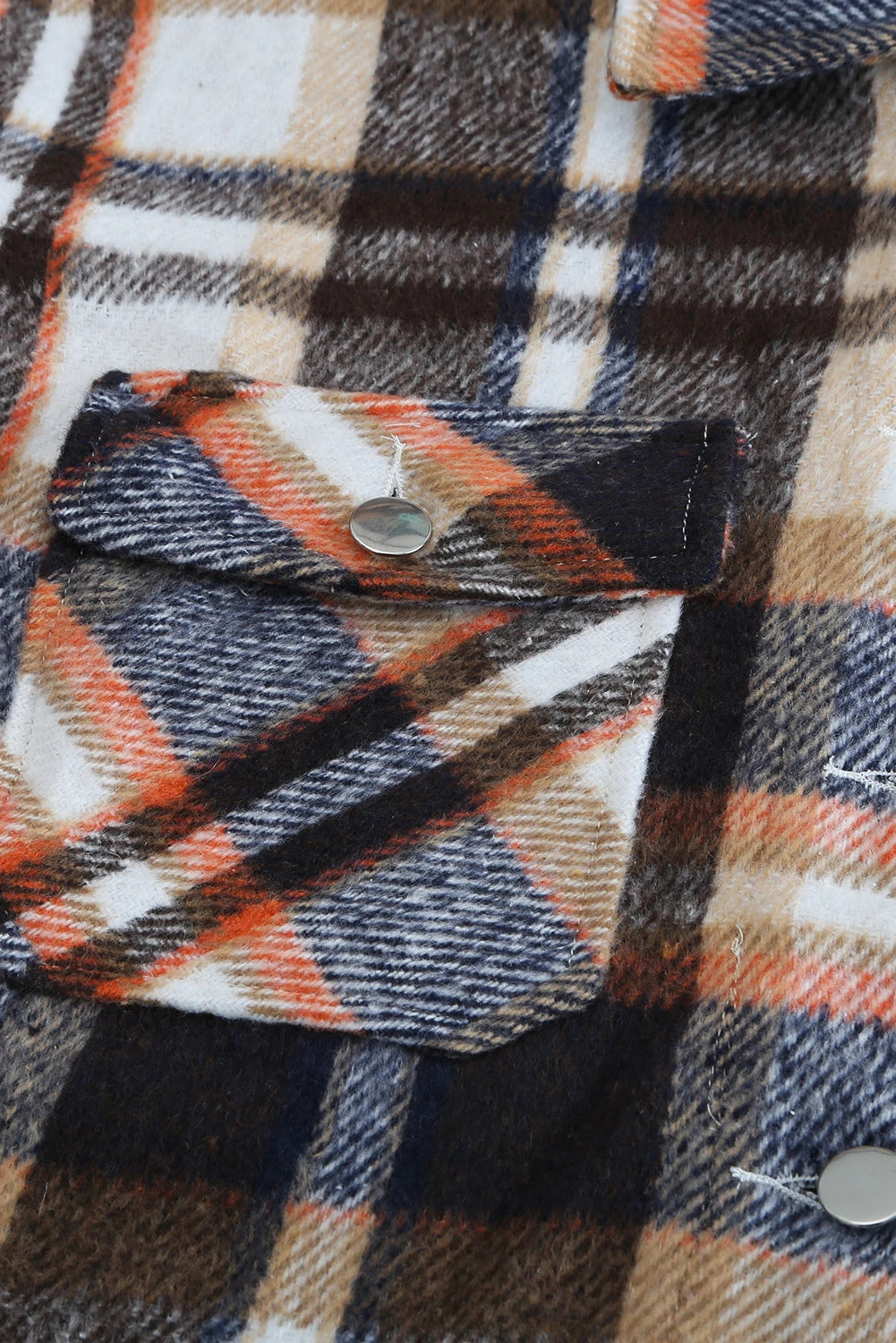 Plaid Button Down Oversized Shacket