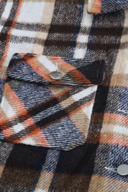 Plaid Button Down Oversized Shacket
