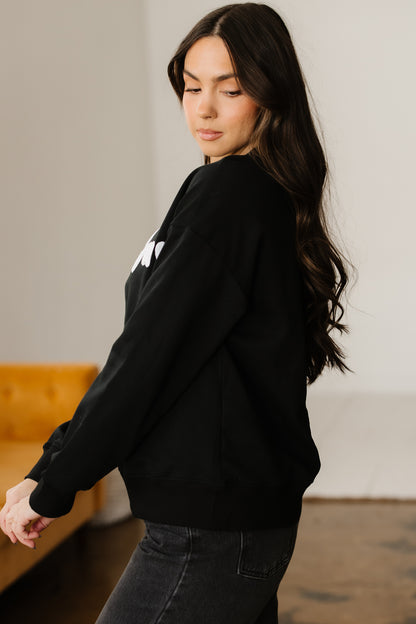 Chenille Game Day Graphic Crewneck Sweatshirt
