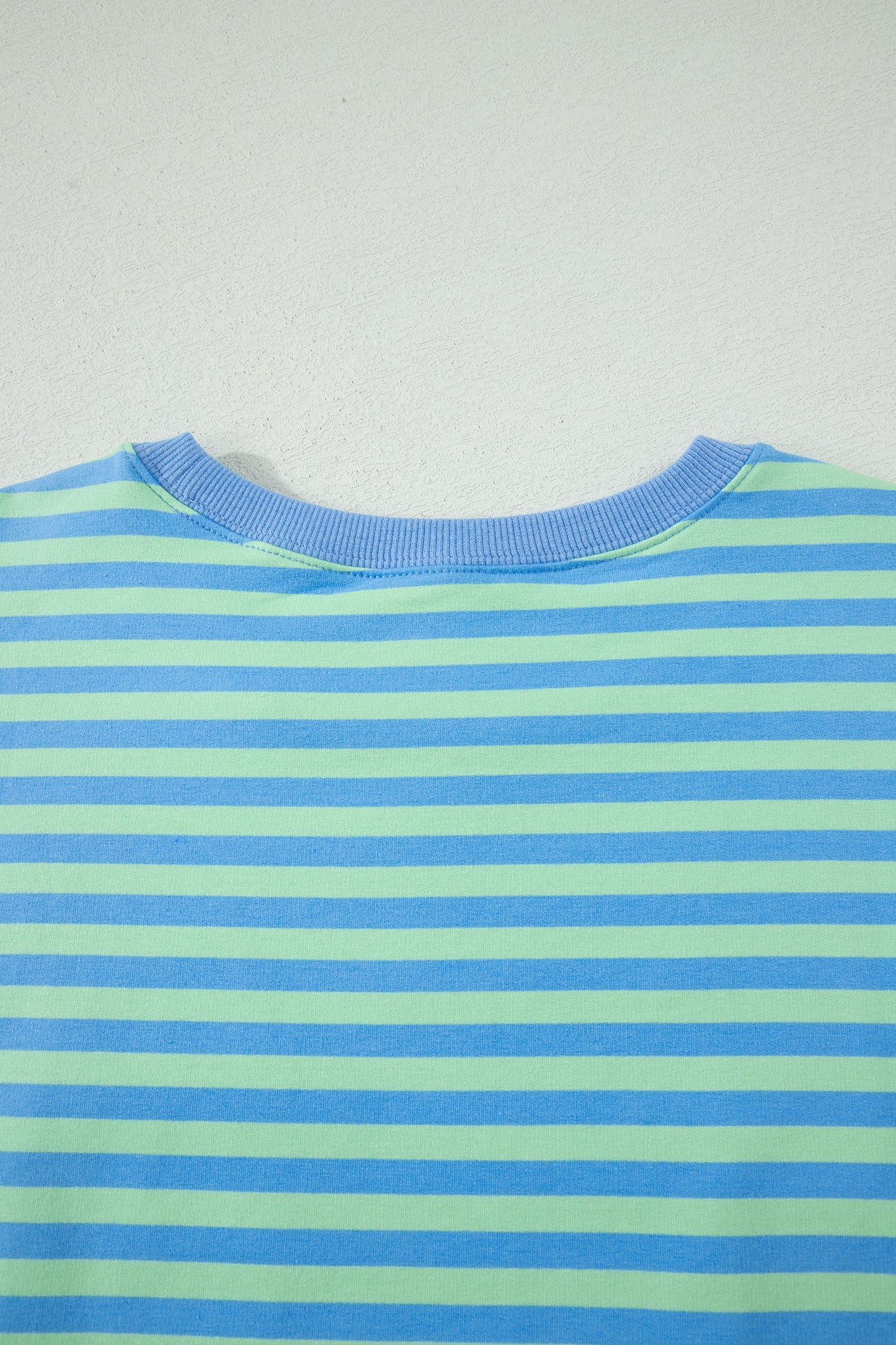 Green Striped Cotton Shorts Set Lounge Outfit