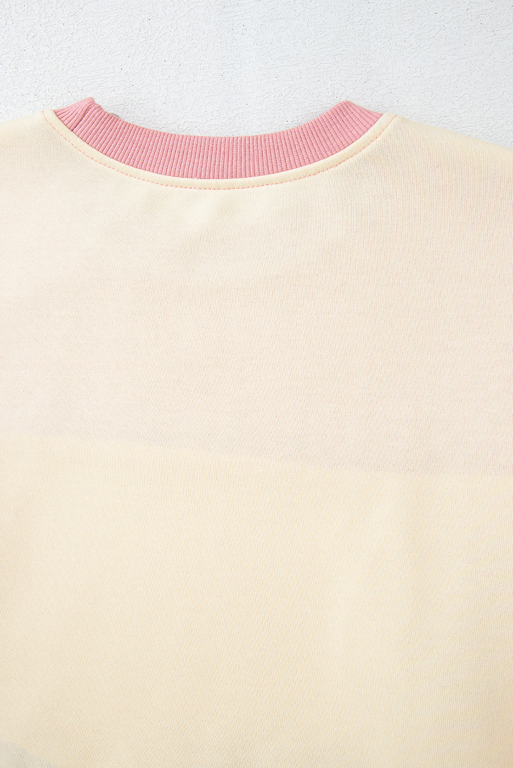 Mauve Colorblock Drop Shoulder Oversized Sweatshirt