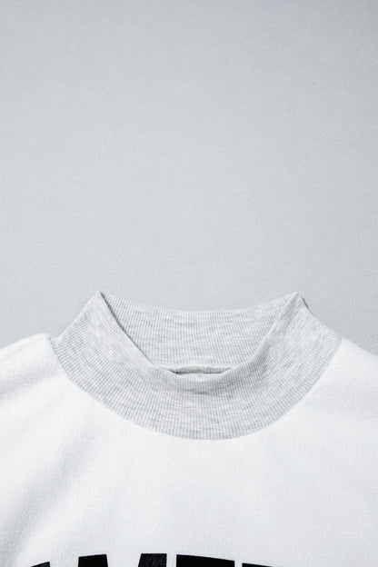 Gameday Graphic High Neck Reversible Sweatshirt