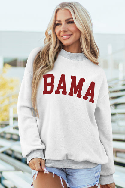 BAMA AL Reversible Game Day Mock Neck Sweatshirt