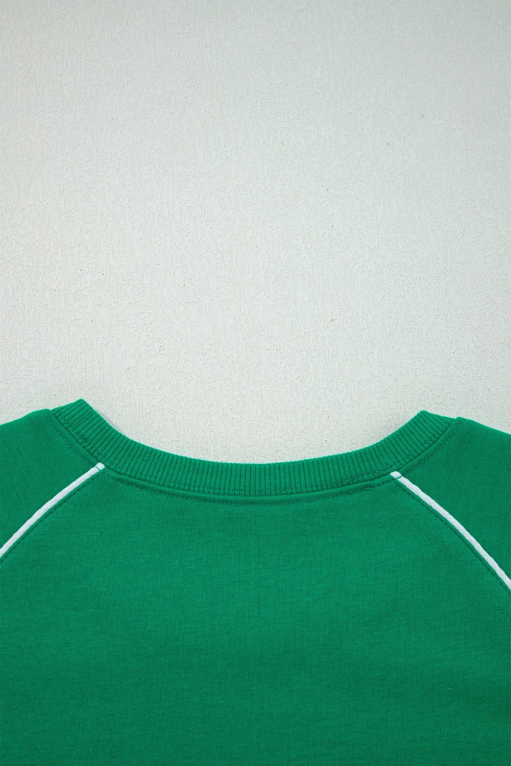 Customizable Contrast Piping Pullover and Mini Skirt Set