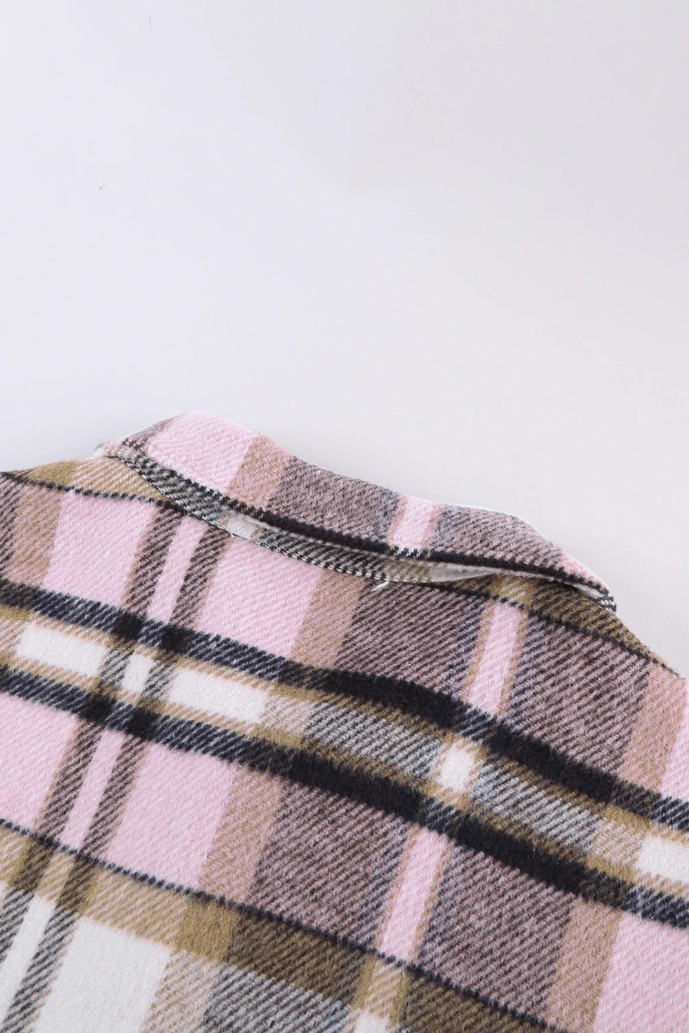 Plaid Button Down Oversized Shacket