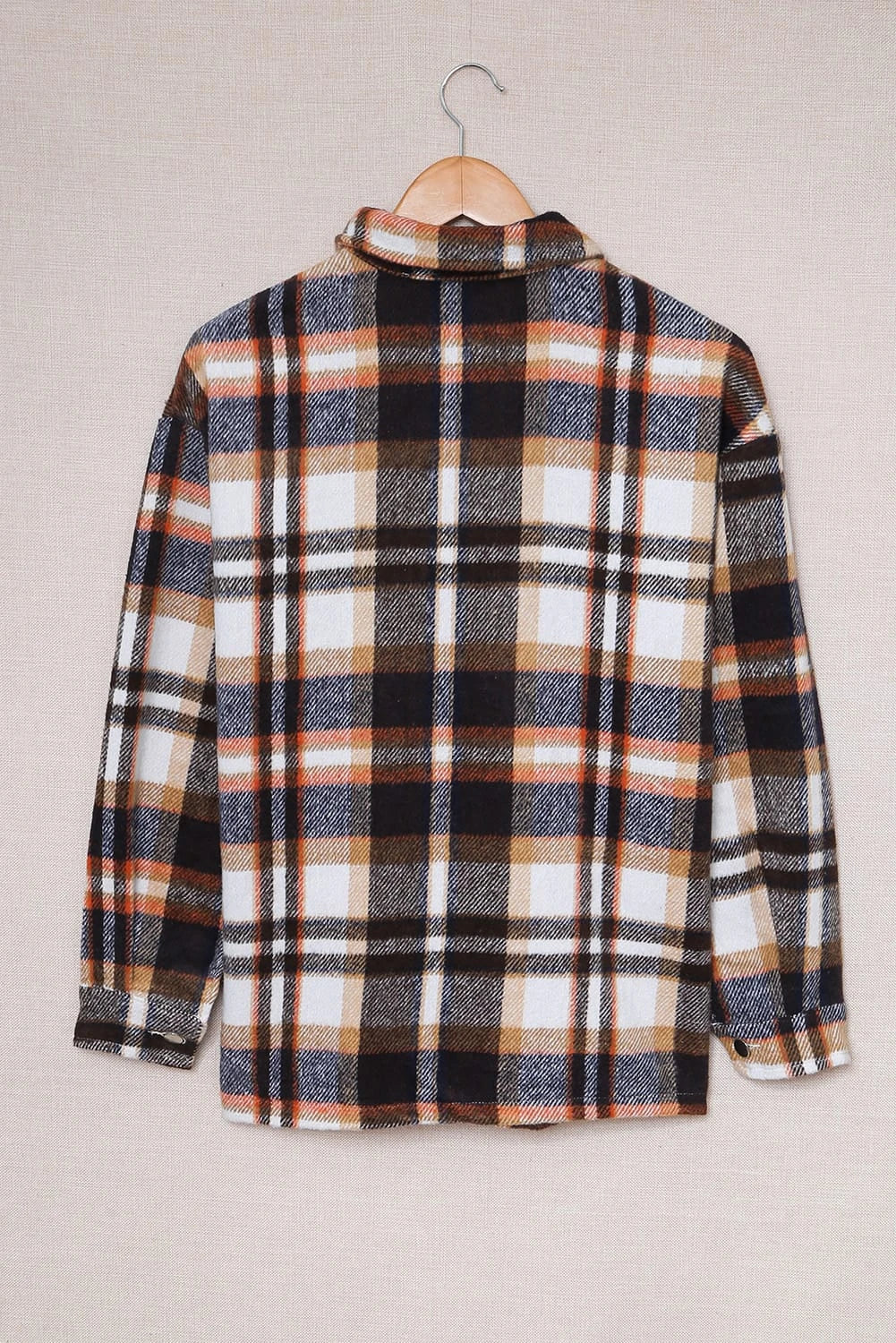 Plaid Button Down Oversized Shacket