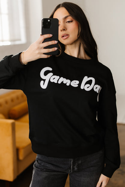 Chenille Game Day Graphic Crewneck Sweatshirt