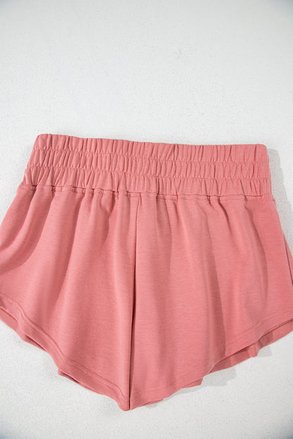 Cropped Tee Ruffle Skort 2 Piece Lounge Set Summer