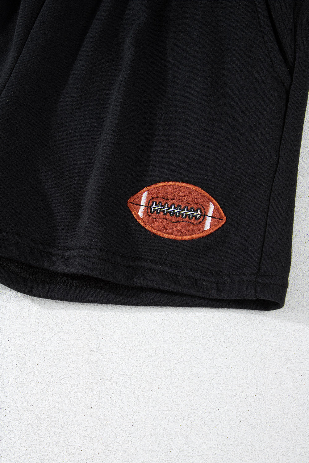 Game Day Football Graphic Pullover Shorts Lounge Set