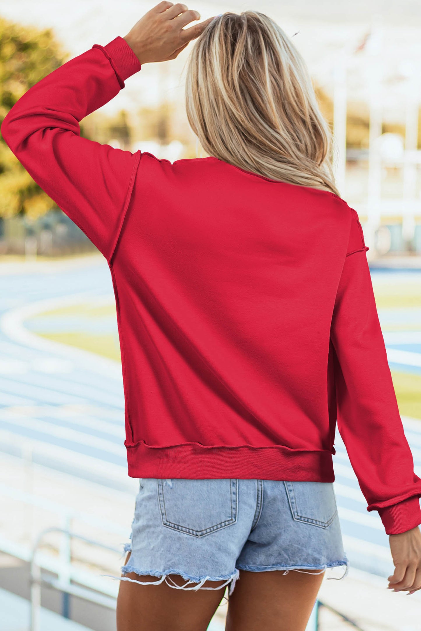 Alabama AL Reversible Game Day Mock Neck Sweatshirt