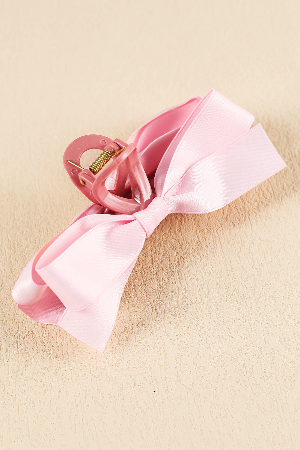 Black Bow Decor Large Hair Claw Clip