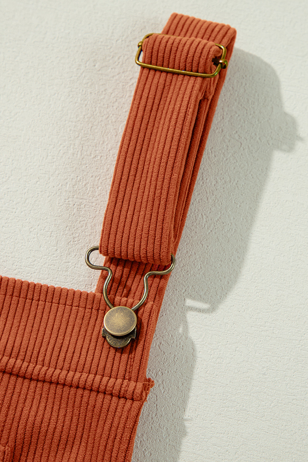 Sleeveless Corduroy Jumper Dress with Utility Pockets
