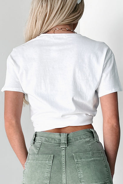 St. Patrick’s White Lucky Letter Graphic Tee
