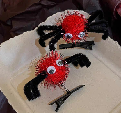 Halloween Hair Clips for Girls Pumpkin Witch Spider Bat