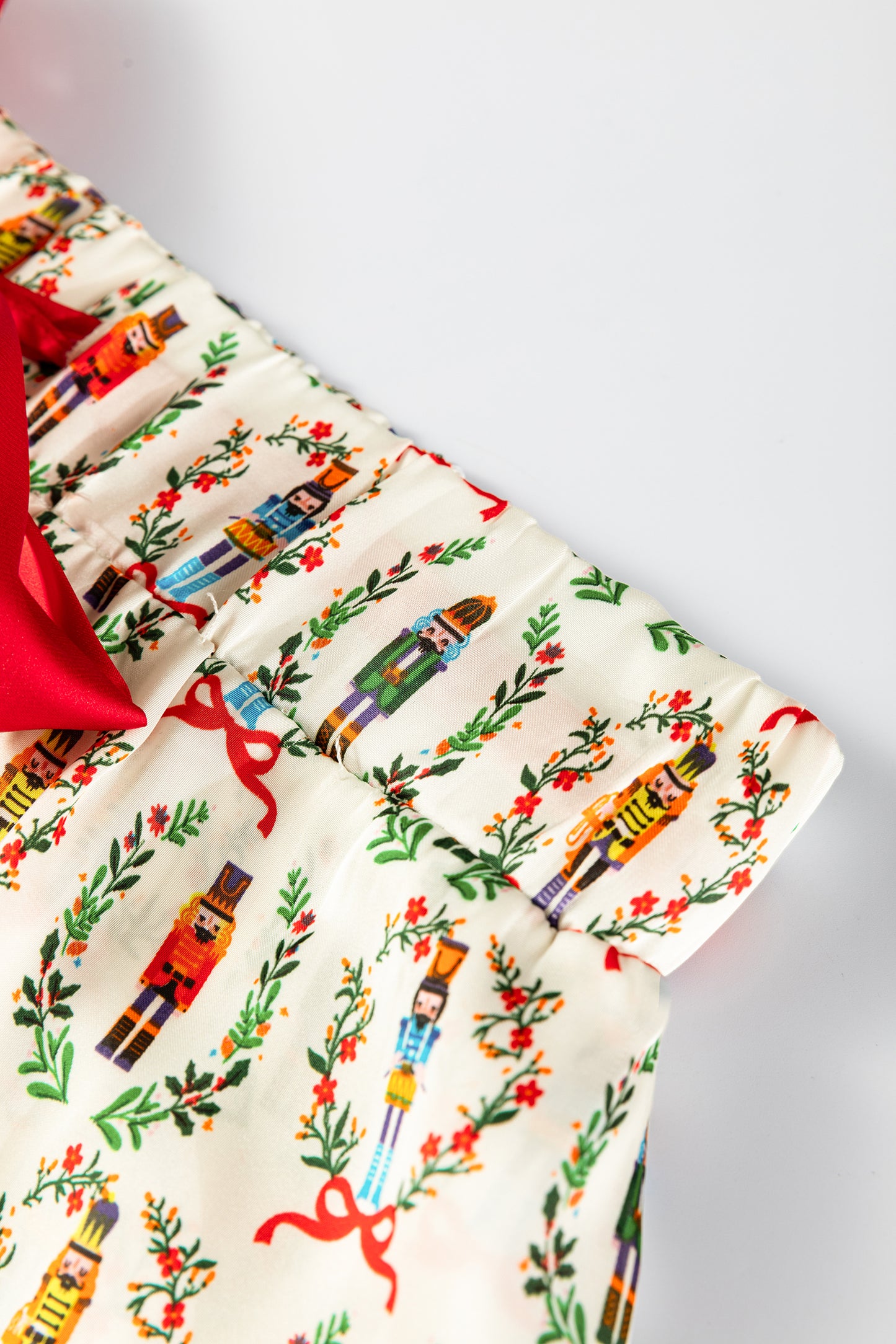 Print Silky 2pcs Christmas Pajama Set