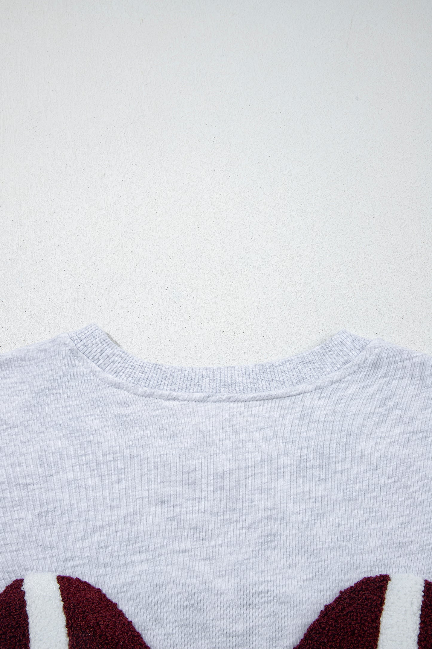 Chenille Bow Embroidered Game Day Oversized Sweatshirt