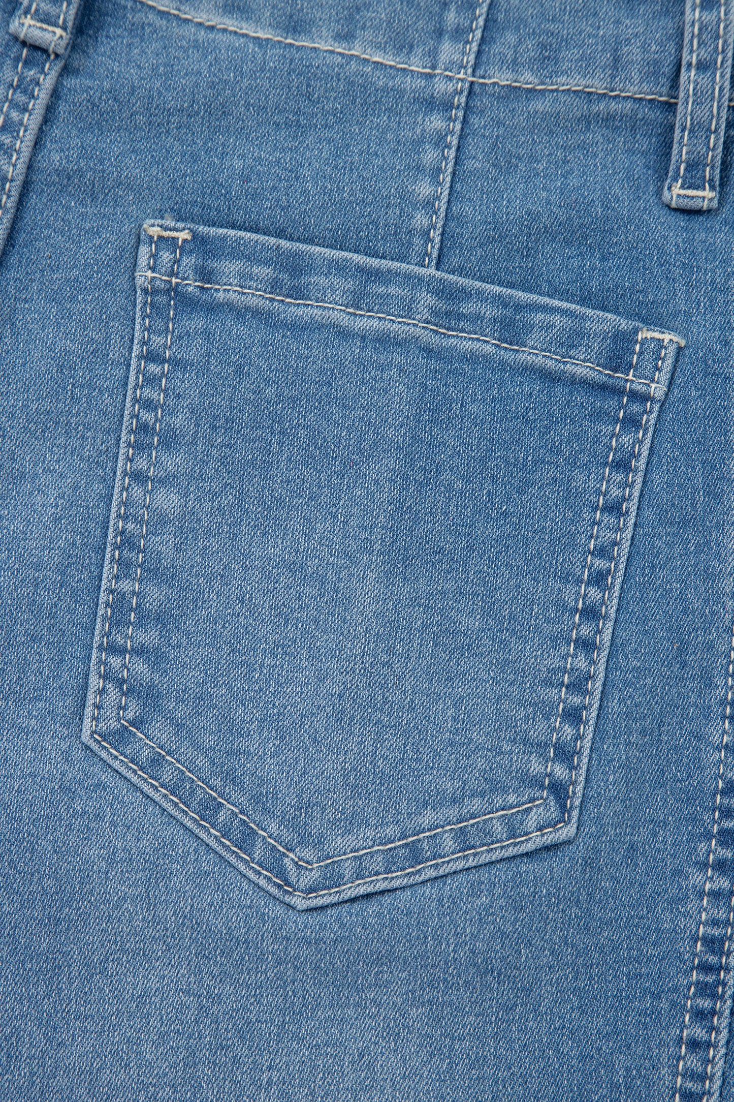 High Rise Seamed Cuffed Barrel Leg Jeans