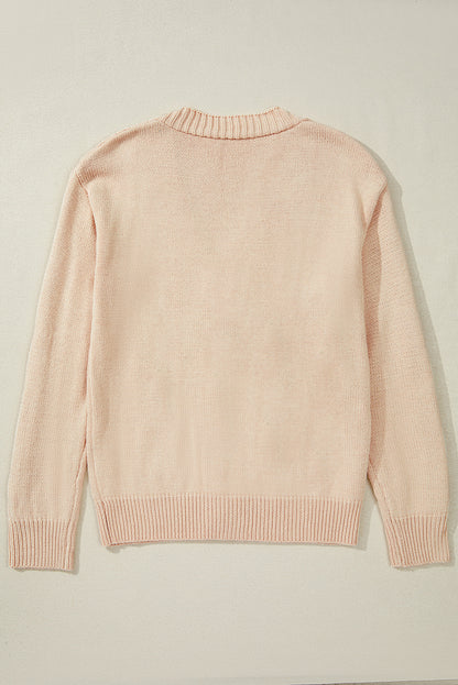 Canton Open Knit Drop Shoulder Sweater Cardigan