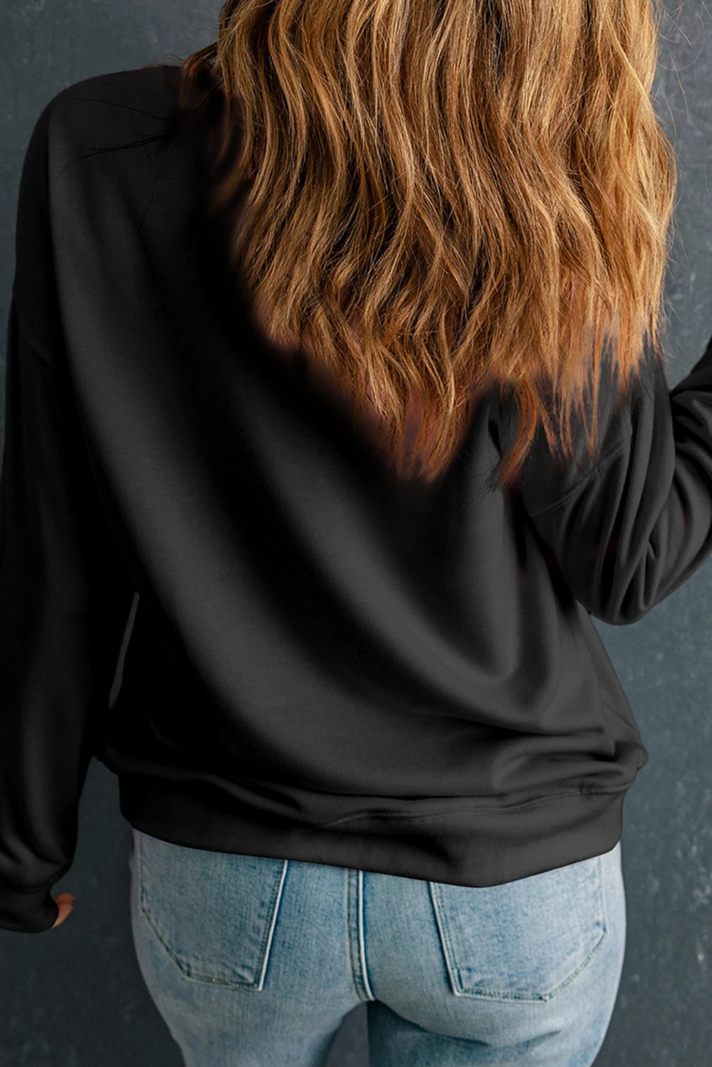 Apricot Valentines Drop Shoulder Plus Size Sweatshirt