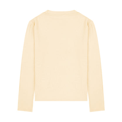 Kids Long Sleeve Solid Color Slim Fit T-Shirt