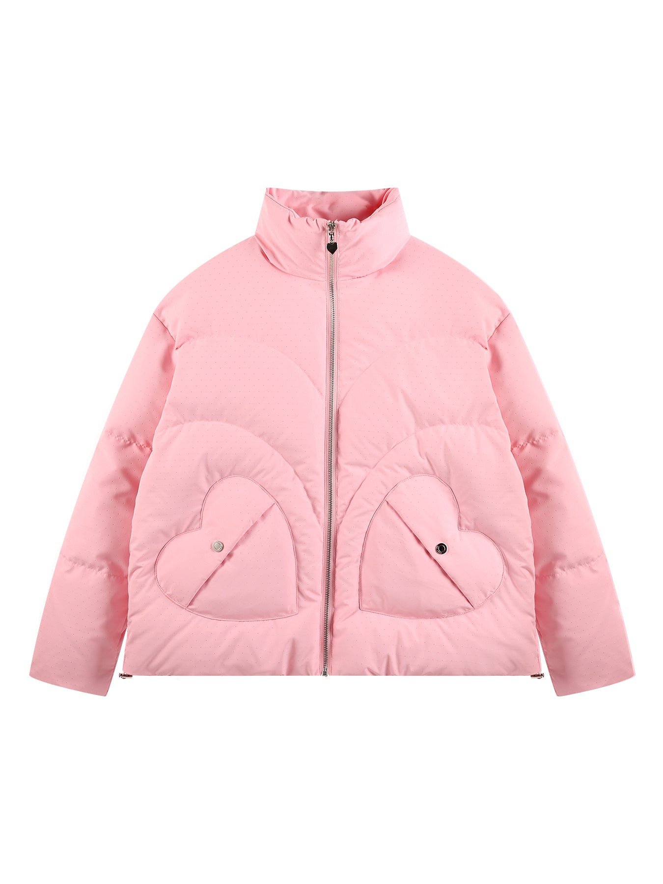 Girls Pink Down Puffer Jacket Winter Warm Short Coat