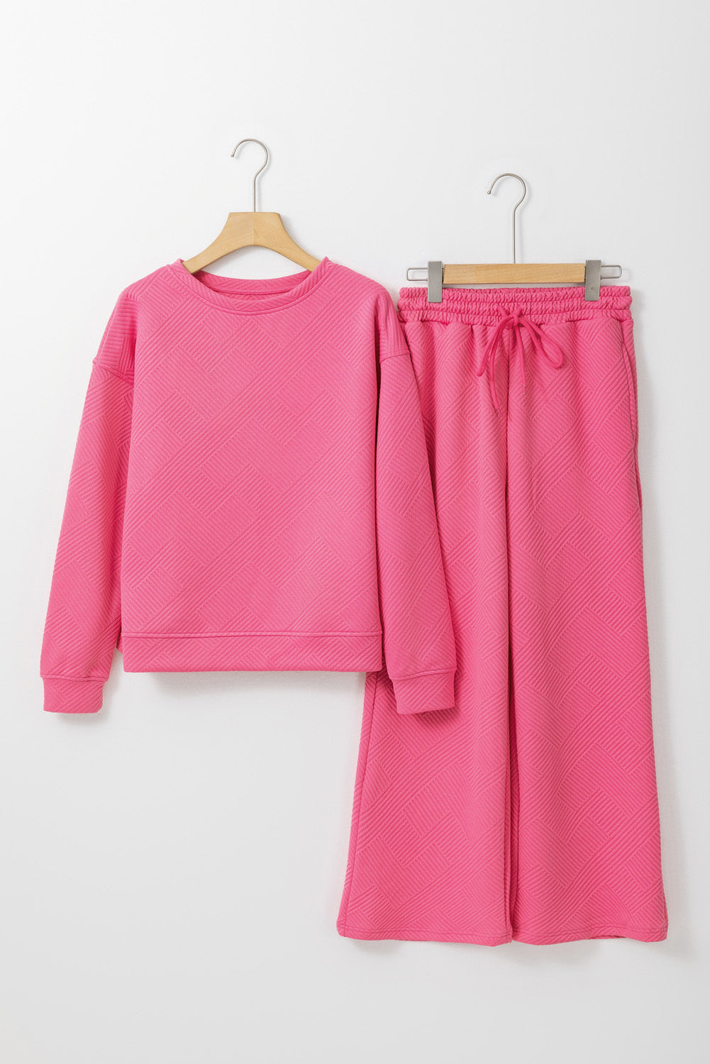 Dahlia Ultra Loose Textured 2pcs Slouchy Outfit