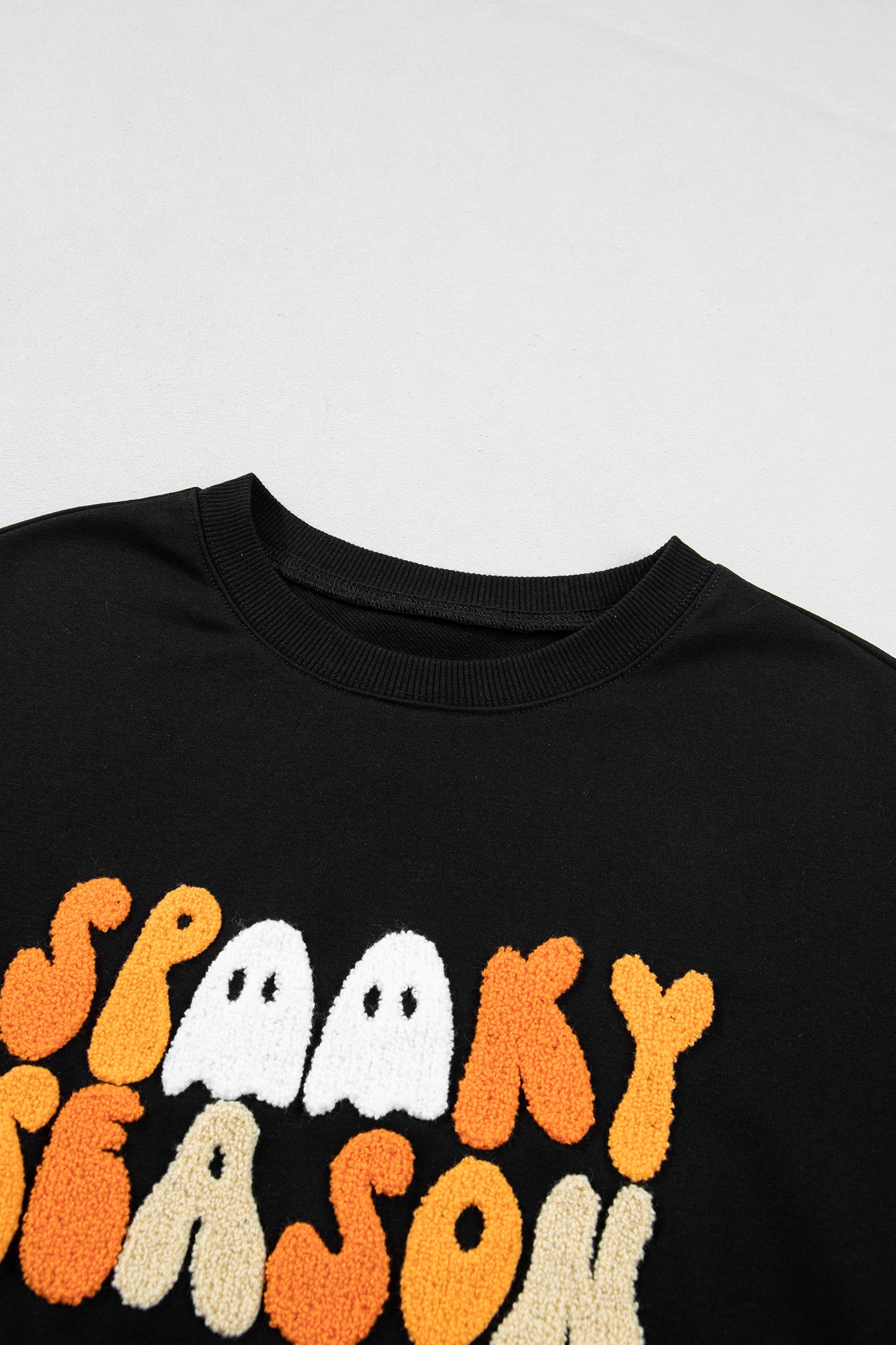 Chenille Spooky Season Halloween Crewneck Sweatshirt