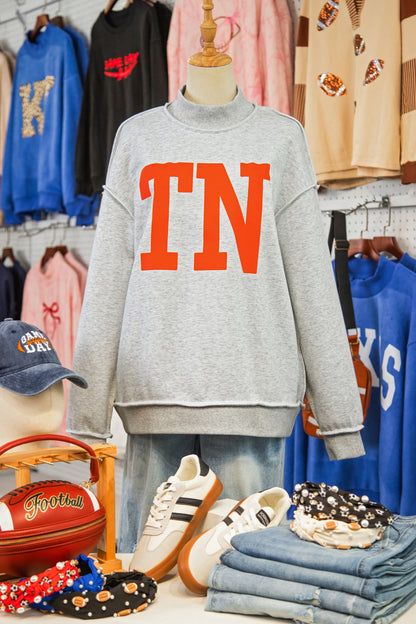Tennessee TN Reversible Game Day Mock Neck Sweatshirt