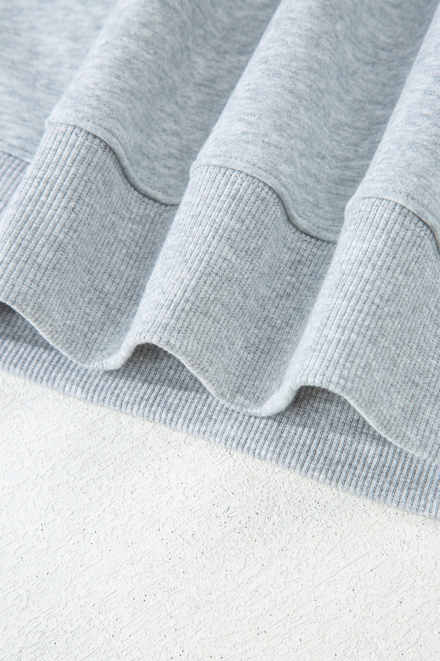 Oversized Mock Neck Sweatshirt Drop Shoulder Pullover
