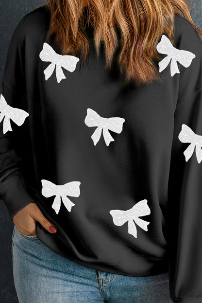 Apricot Valentines Drop Shoulder Plus Size Sweatshirt