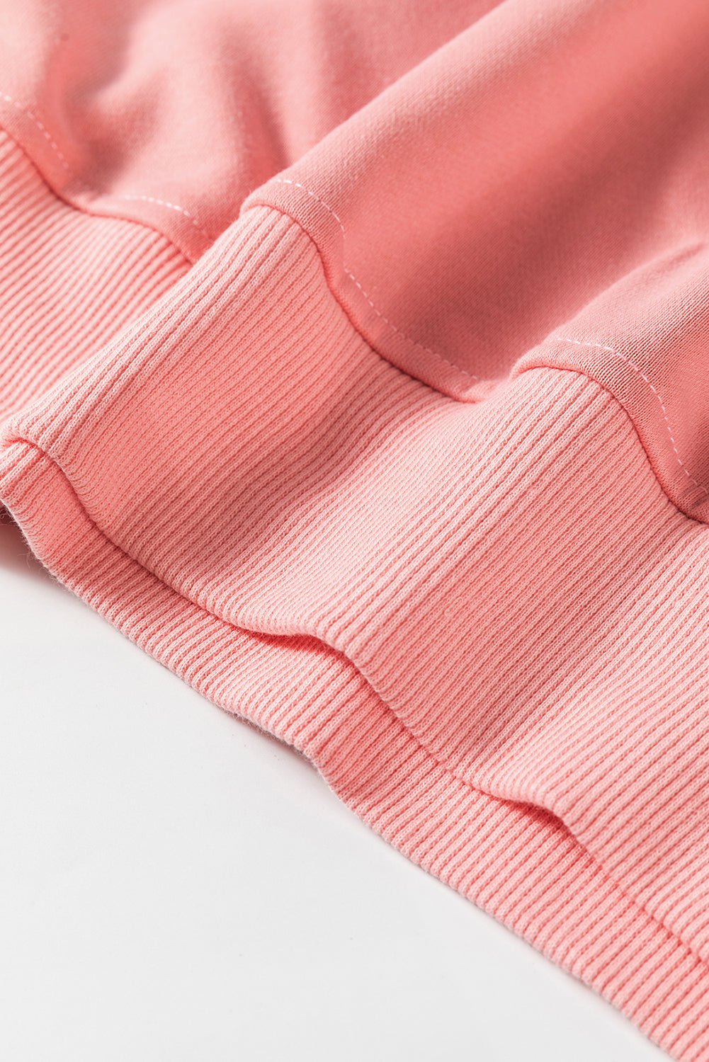 Mauve Colorblock Drop Shoulder Oversized Sweatshirt