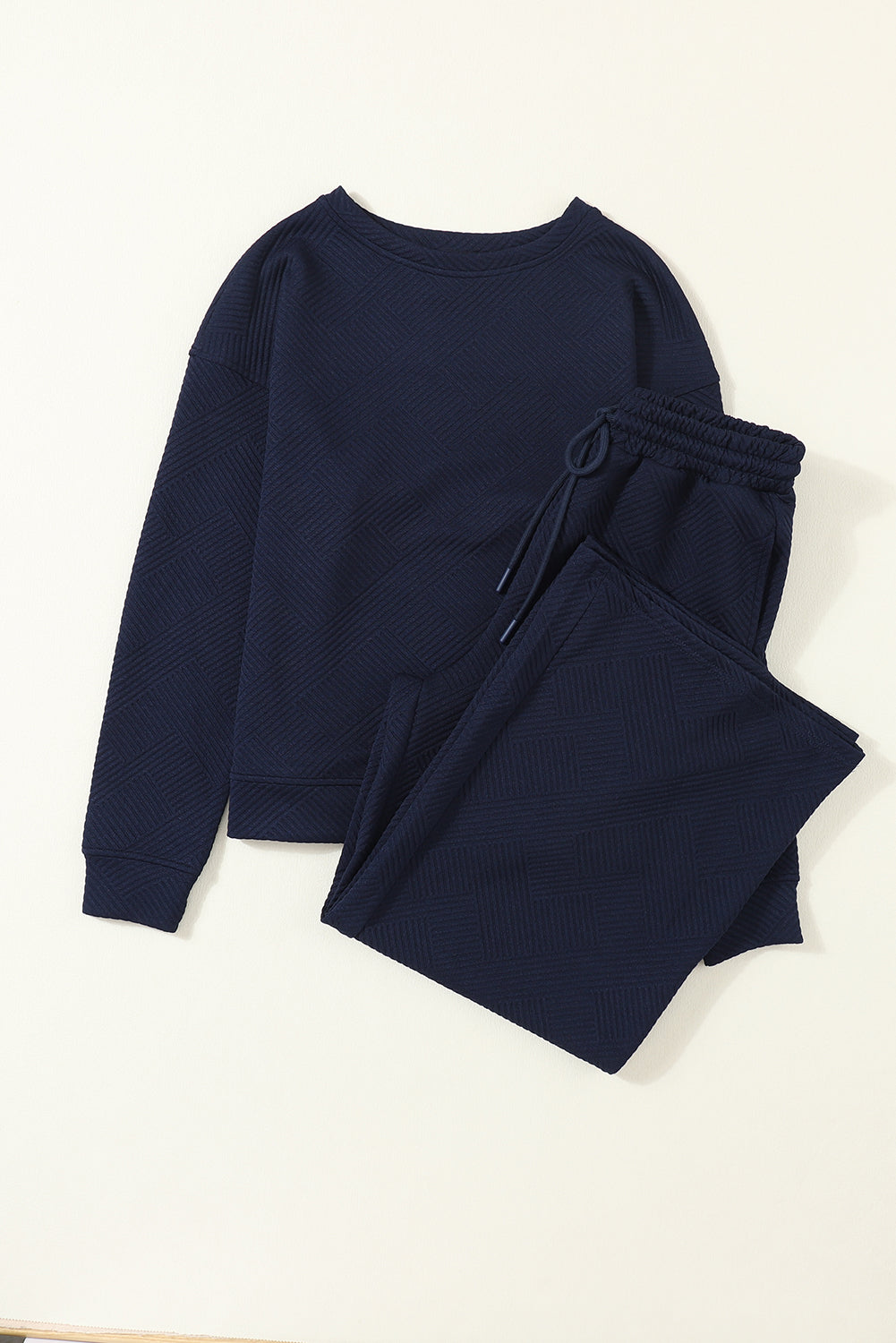 Dahlia Ultra Loose Textured 2pcs Slouchy Outfit
