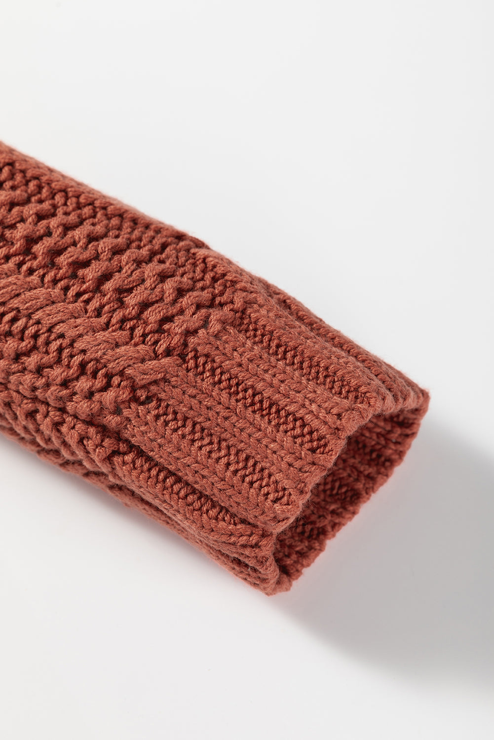 Redwood Chunky Cable Knit Slouchy Oversized Sweater