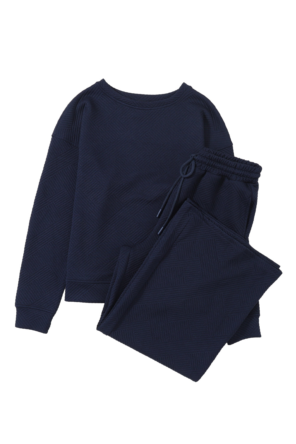Dahlia Ultra Loose Textured 2pcs Slouchy Outfit