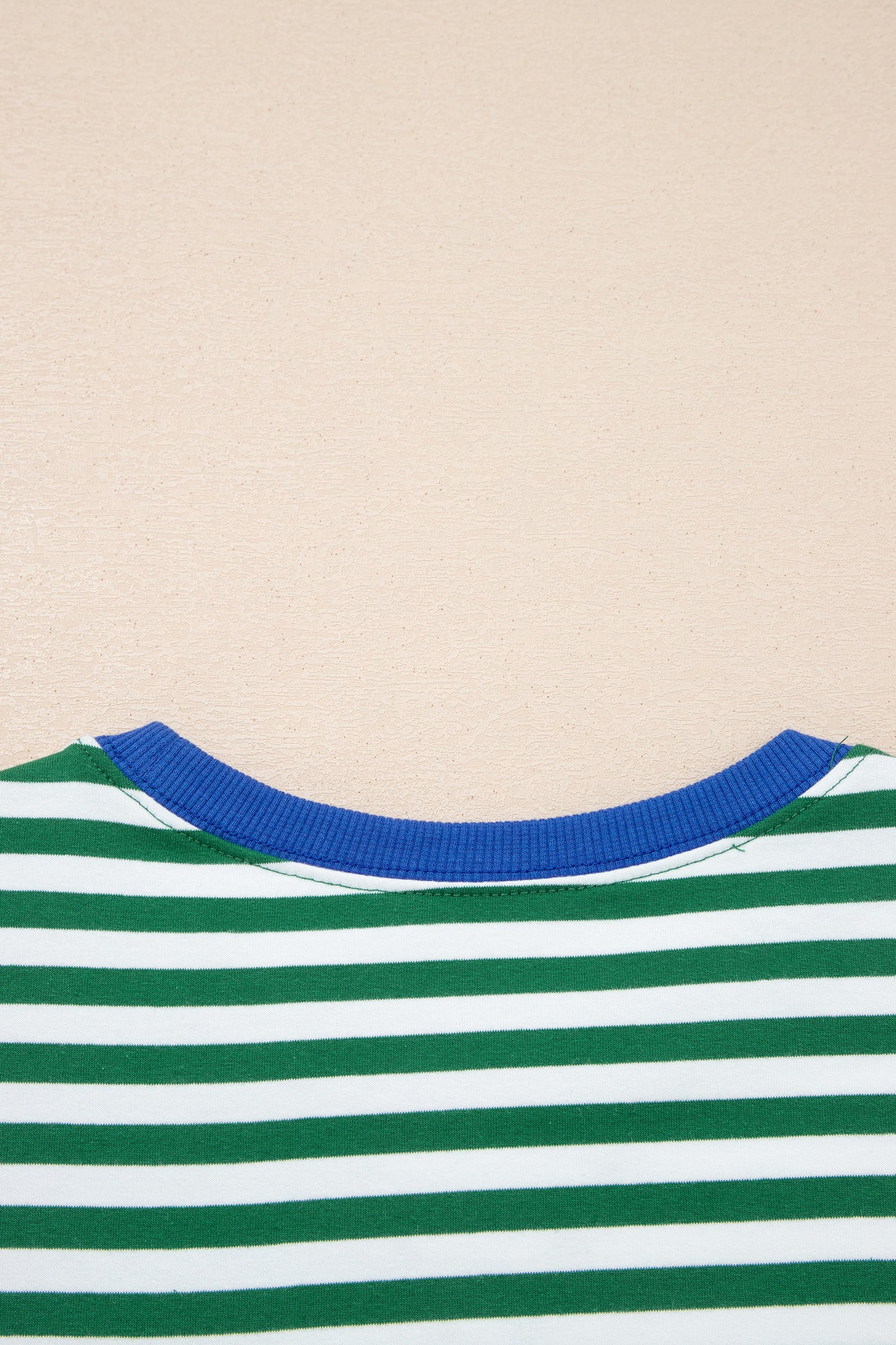 Striped Two Piece Lounge Set Womens Tee and Shorts