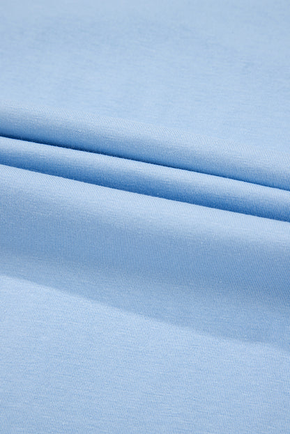 Blue Flag Bow Graphic Tee Flag Day Independence