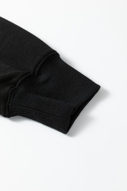 V Neck Collared Sweatshirt and Sweatpants Lounge Set