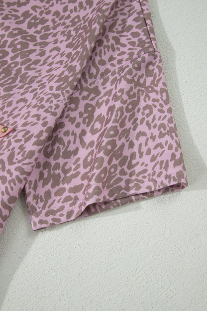 Leopard Star Patch Studded Oversized Western Graphic Tee