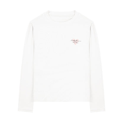 Kids Long Sleeve Solid Color Slim Fit T-Shirt
