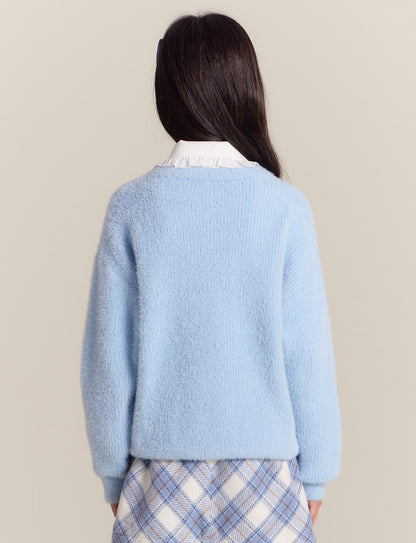 Kids' Cute Cat Knit Sweater