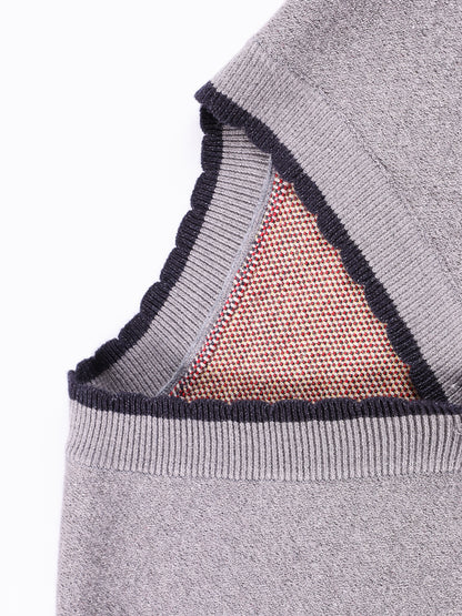 Girl's Korean Style Knit Vest Cardigan Sleeveless Top