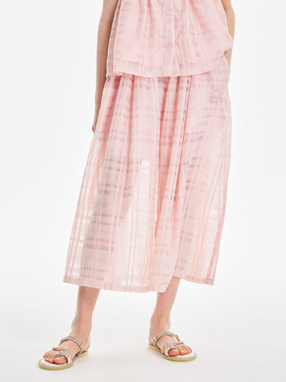 Girls Pink Bow Polo Shirt or Wide Leg Pants