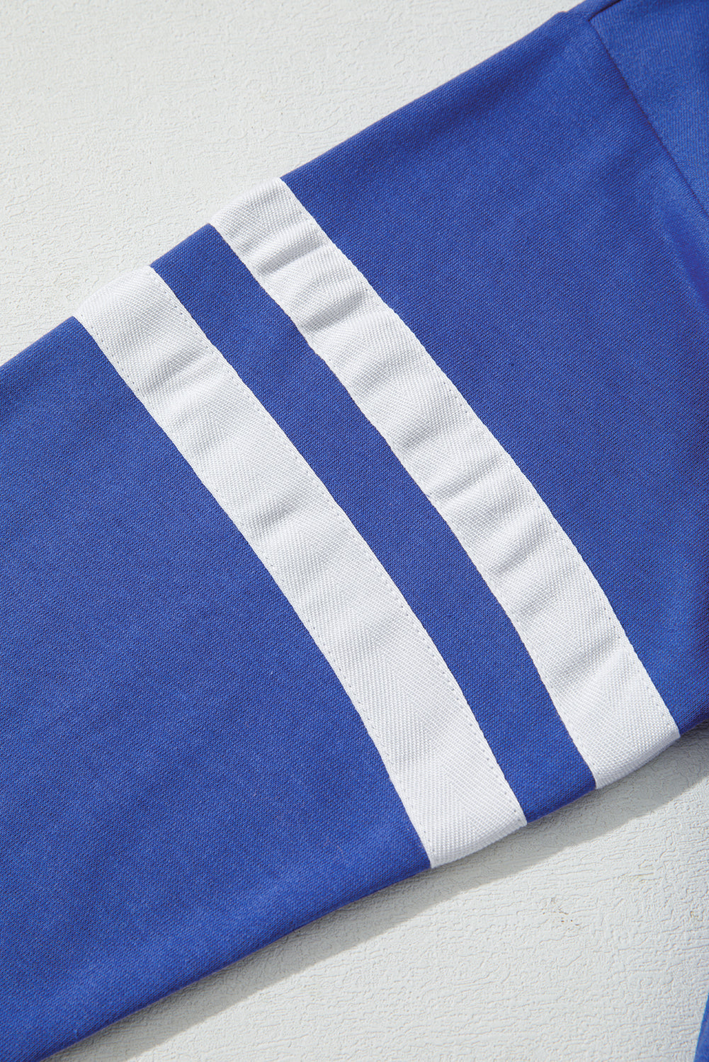 Varsity Stripe Drop Shoulder Oversized Women’s Sweatshirt