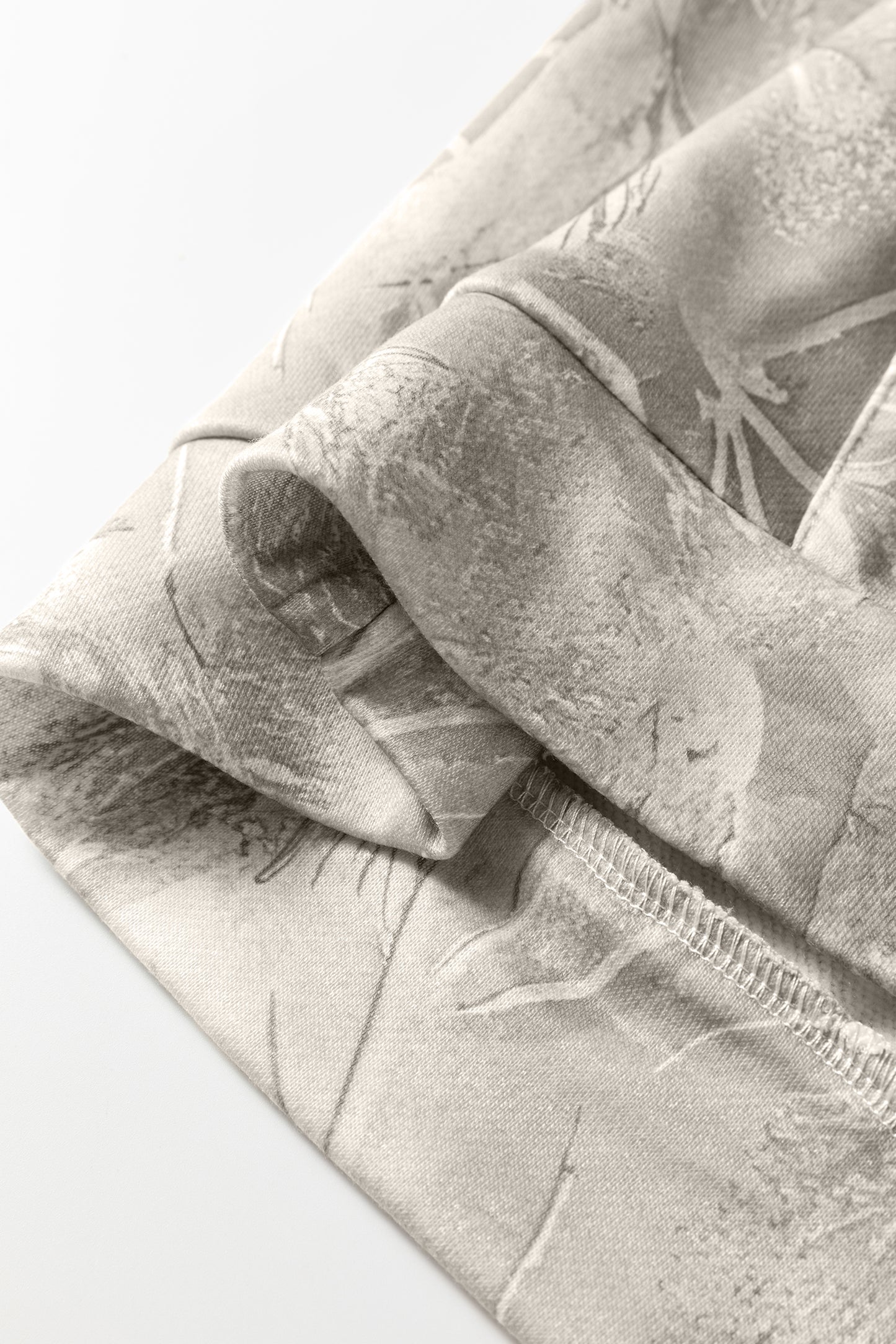 Woodland Camo Oversized Hoodie Pullover for Women