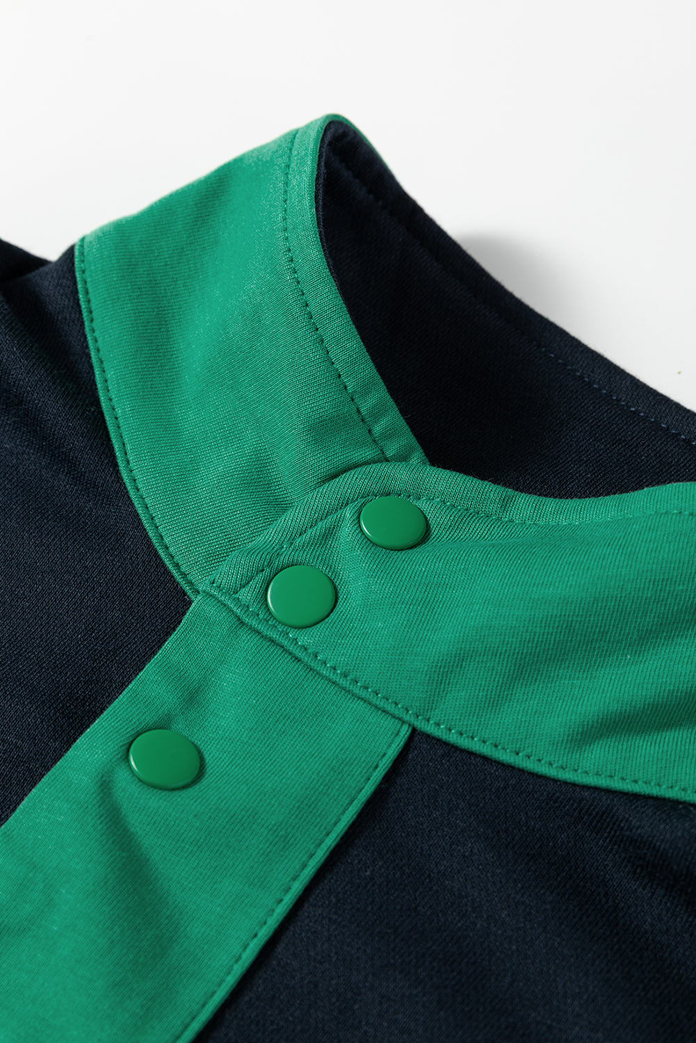 Color Block Patchwork Pullover and Shorts 2pcs Set