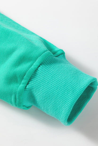 Mauve Colorblock Drop Shoulder Oversized Sweatshirt