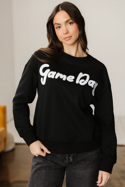 Chenille Game Day Graphic Crewneck Sweatshirt