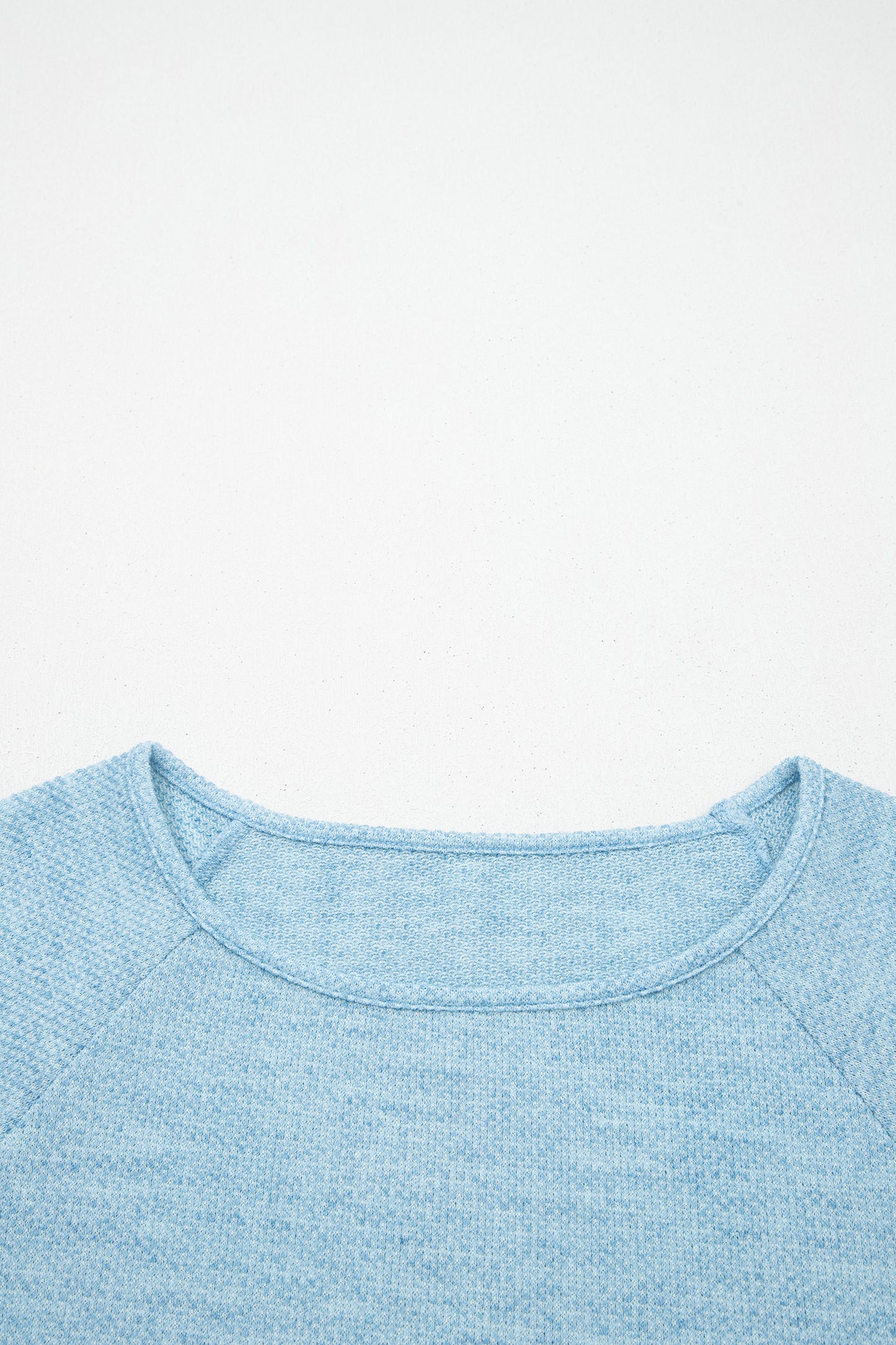 Moonlight Textured Raglan Sleeve Knit Top